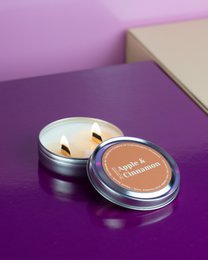 Candele di soia mediamente profumate, Mela e Cannella