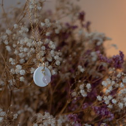 Collana per aromaterapia e litoterapia