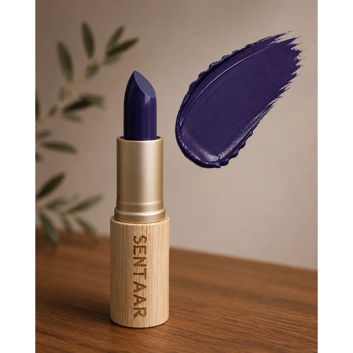 Rouge à Lèvres Minéral Hydratant AZURITE – Longue Tenue – Sans Mica naturel