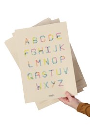 Affiche ABC - Notes créatives