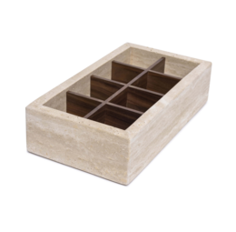 Travertin organiseringsboks 32,5x17,5x8cm
