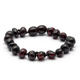 Barok rav rav tænder armbånd 31