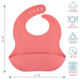 Śliniaczek silikonowy 'Flamingo'