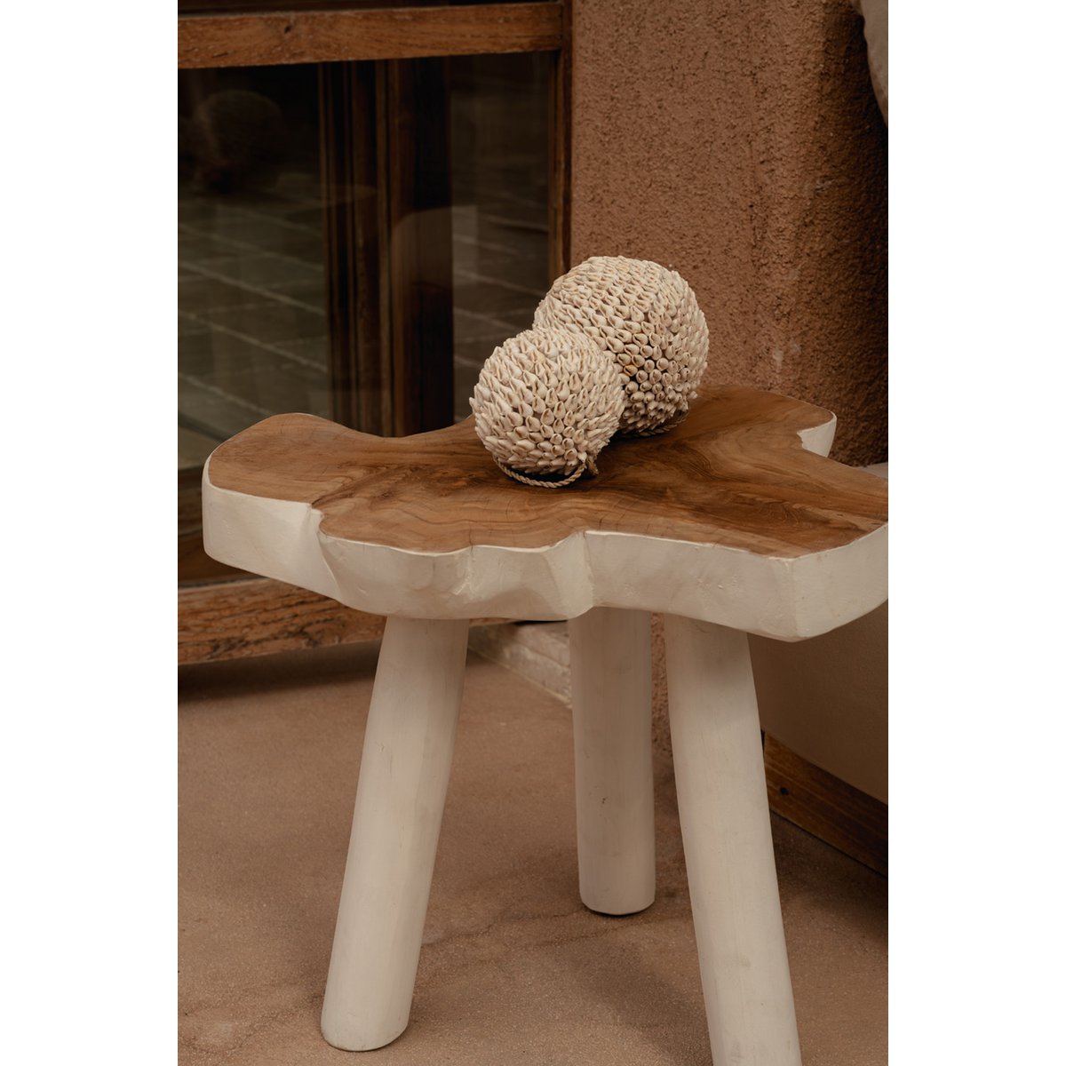 The Organic Side Table - Natural White