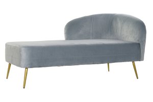 KIEFER-POLYESTER-CHAISELONGUE 160X80X90 SAMT MB184873