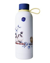 Water bottle forest birds - insulated - stainless steel
