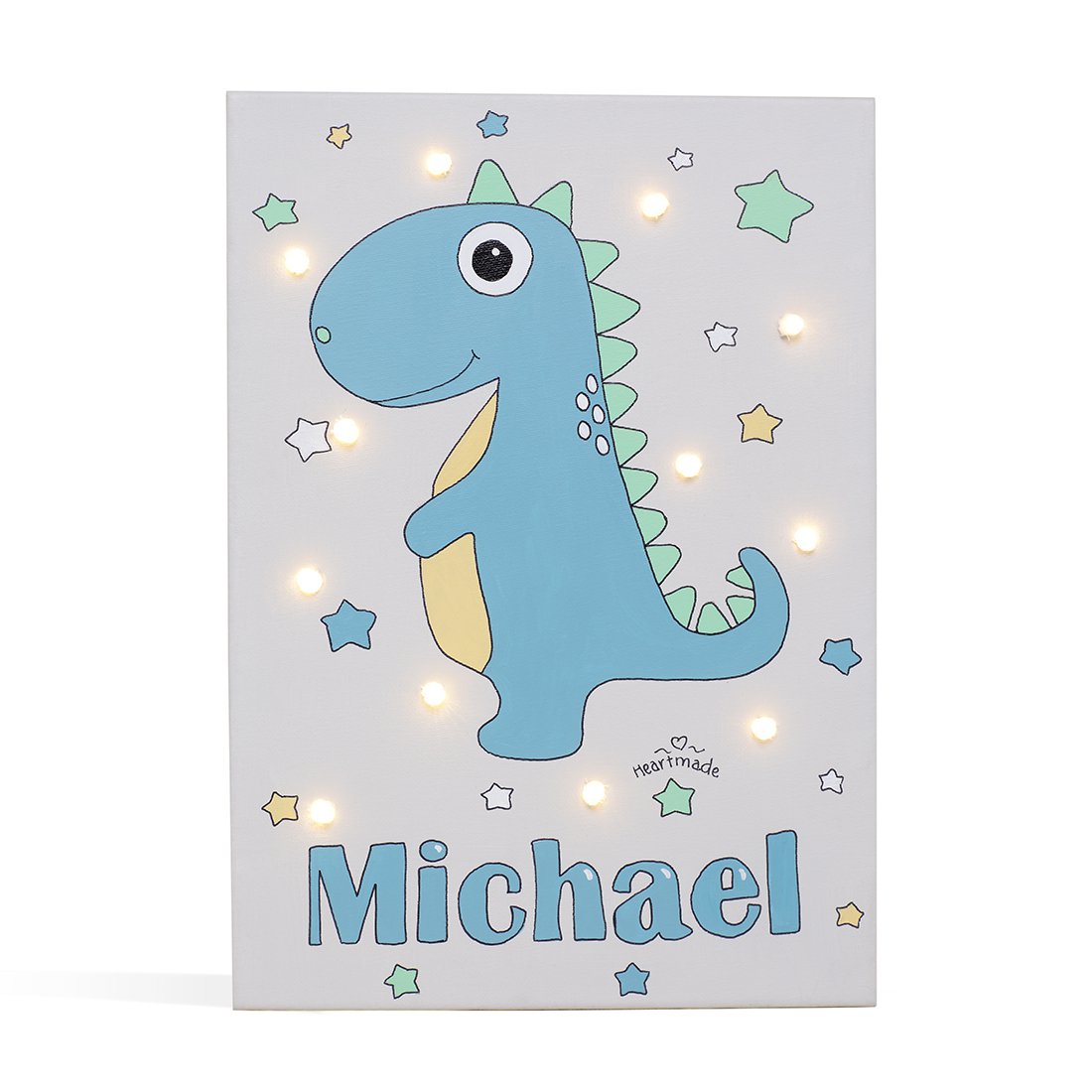 Cute Dinosaur Led Light Canvas