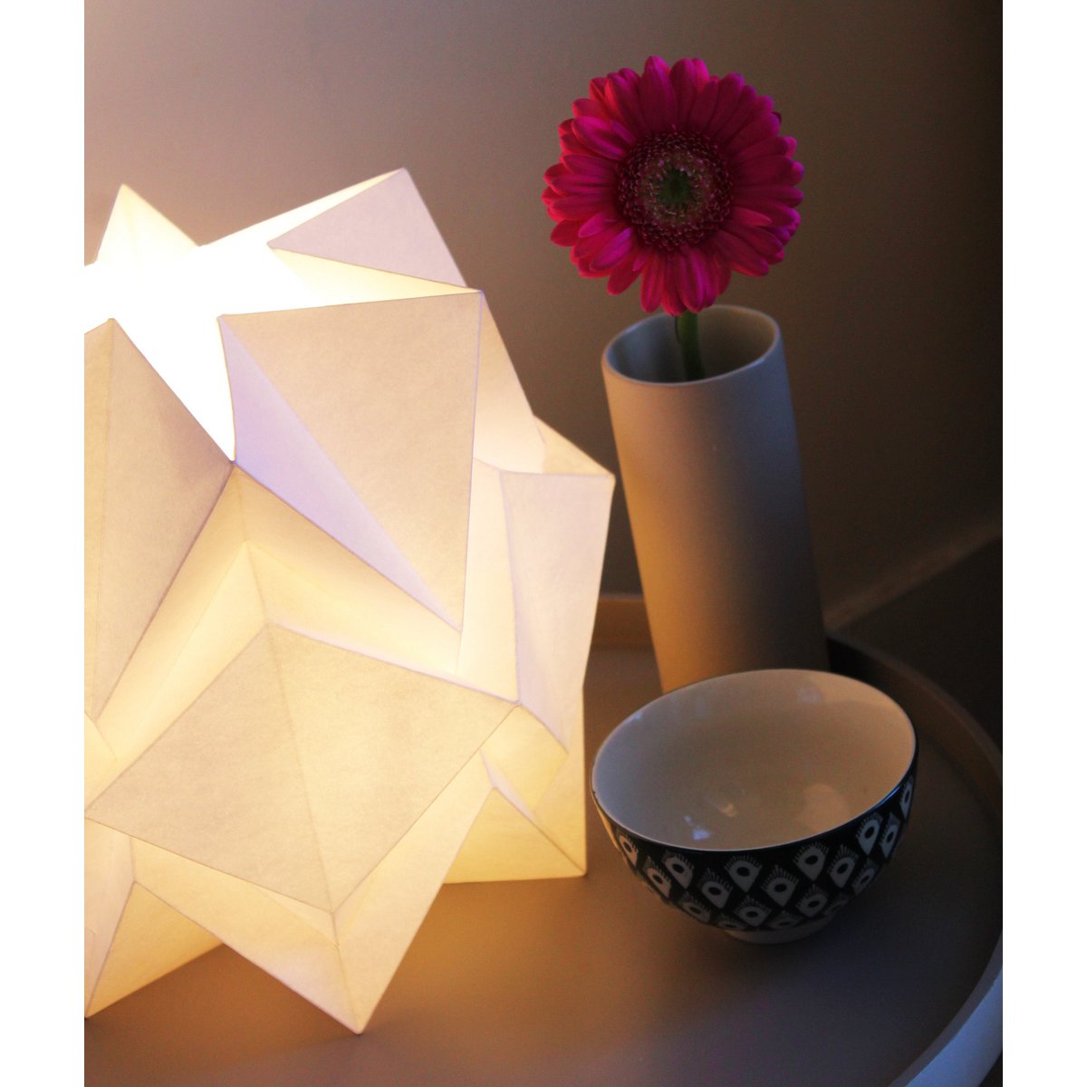 Origami Paper Table Lamp - Size S