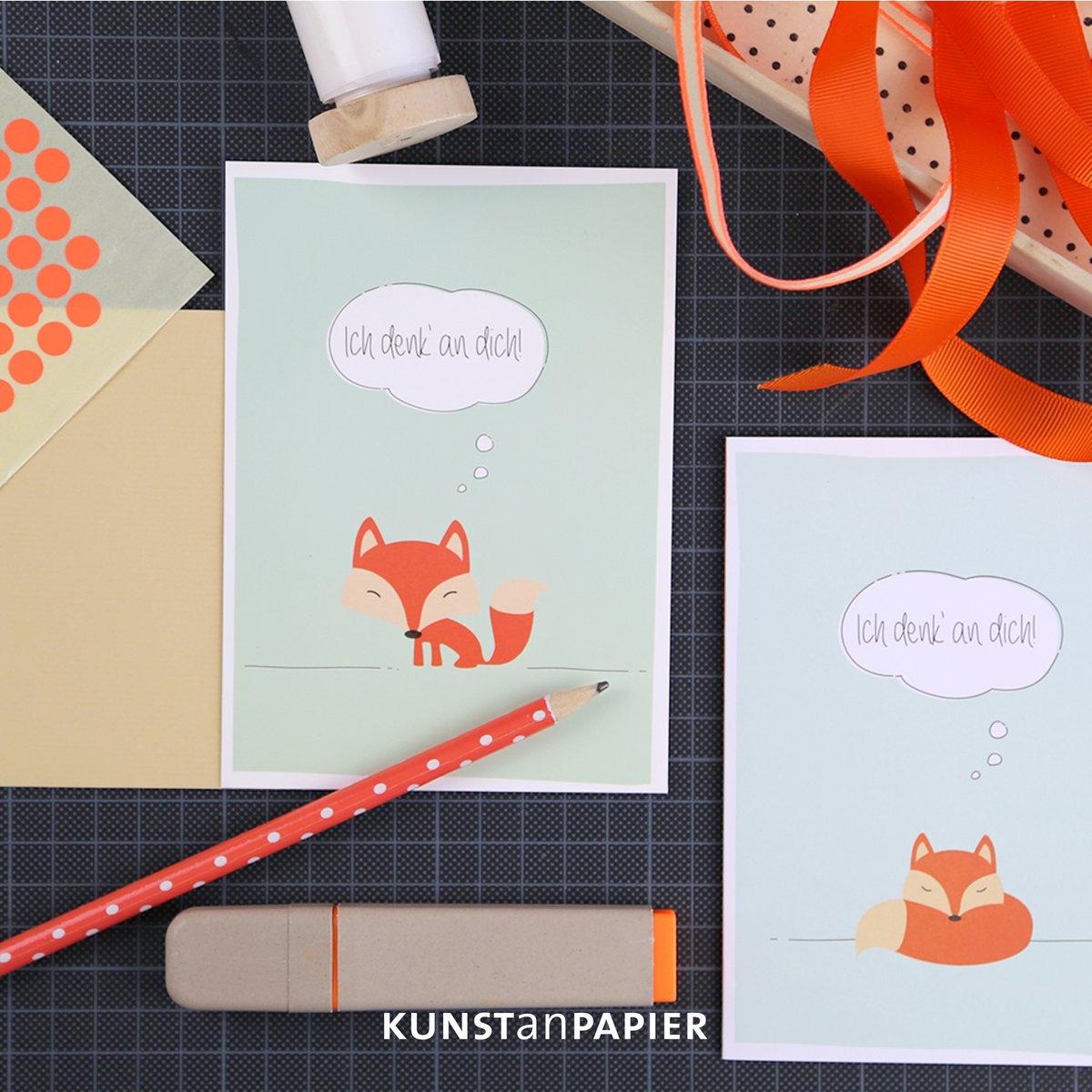 Postkarte Fuchs Hajo