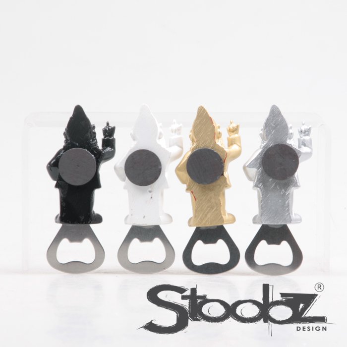 Bottles opener Kabouter F*CK You with Magnet 4 KLR ASS Z/W/G/Z 9 cm