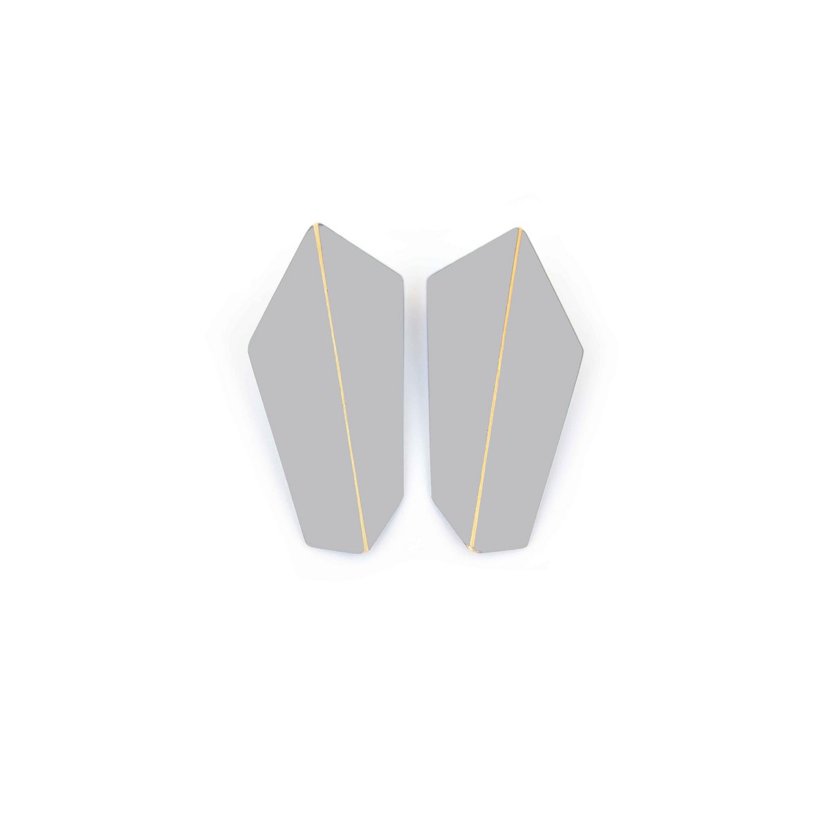 Boucles d'Oreilles Pliées Verticales