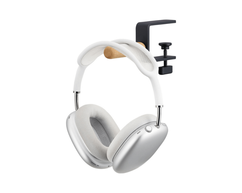 Desk-Mounted Headphone Hook