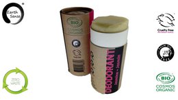 Organic Certified Natural Deodorant - Jasmine 100ml - I piece - 100% recycled paper packaging