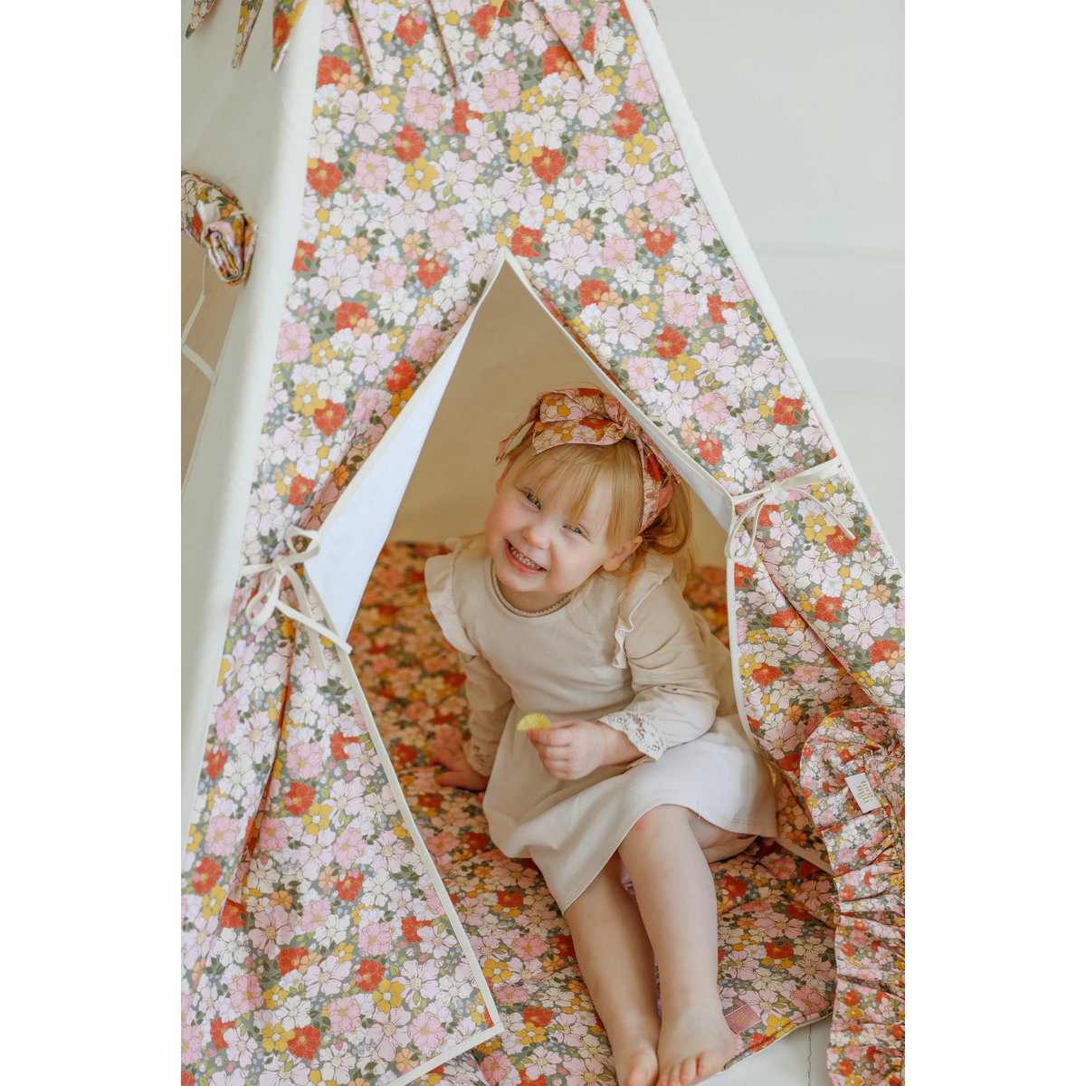 Tipi- en mattenset “Groene tuin”