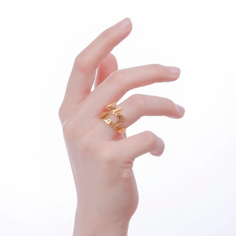 Bague prénom - bague prénom personnalisée