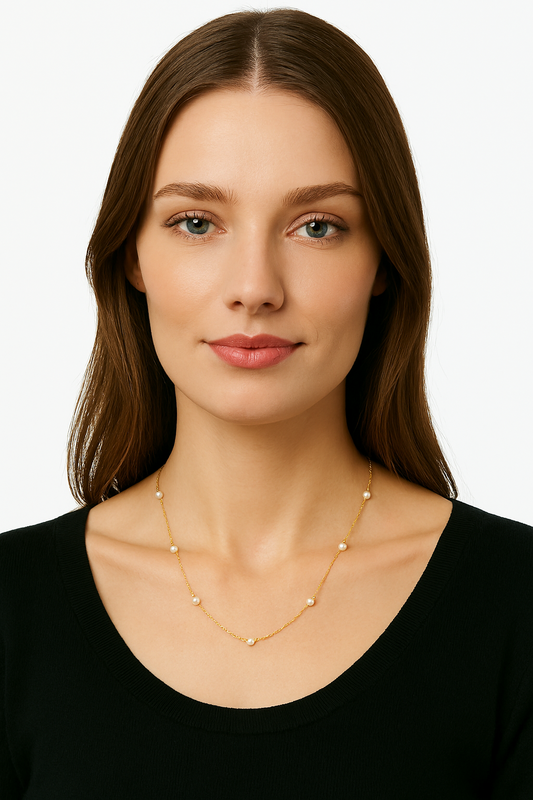 Nora collana perla