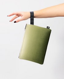 Souchée grande olive vert