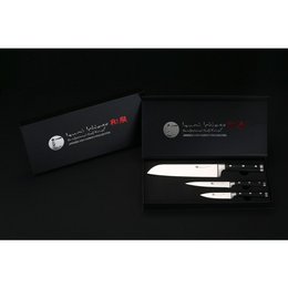 IZUMI ICHIAGO - 3-tlg. Santokumesser-Set "Professional Chef Knives"