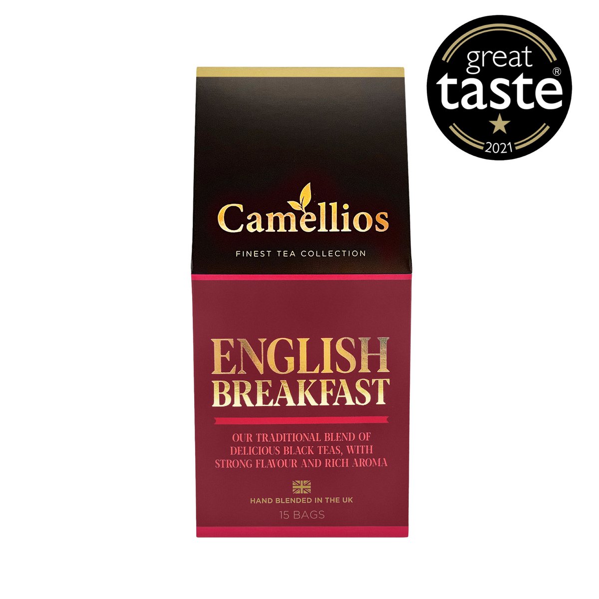 Tè per colazione inglese, 15 bustine di tè piramidale - Ecologico