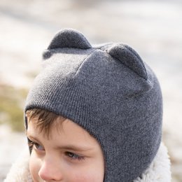 Kids' Knit Balaclava & Gloves Cotton 2-Piece