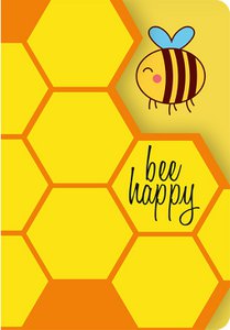Grußkarte Fun-Cut "Bee Happy"