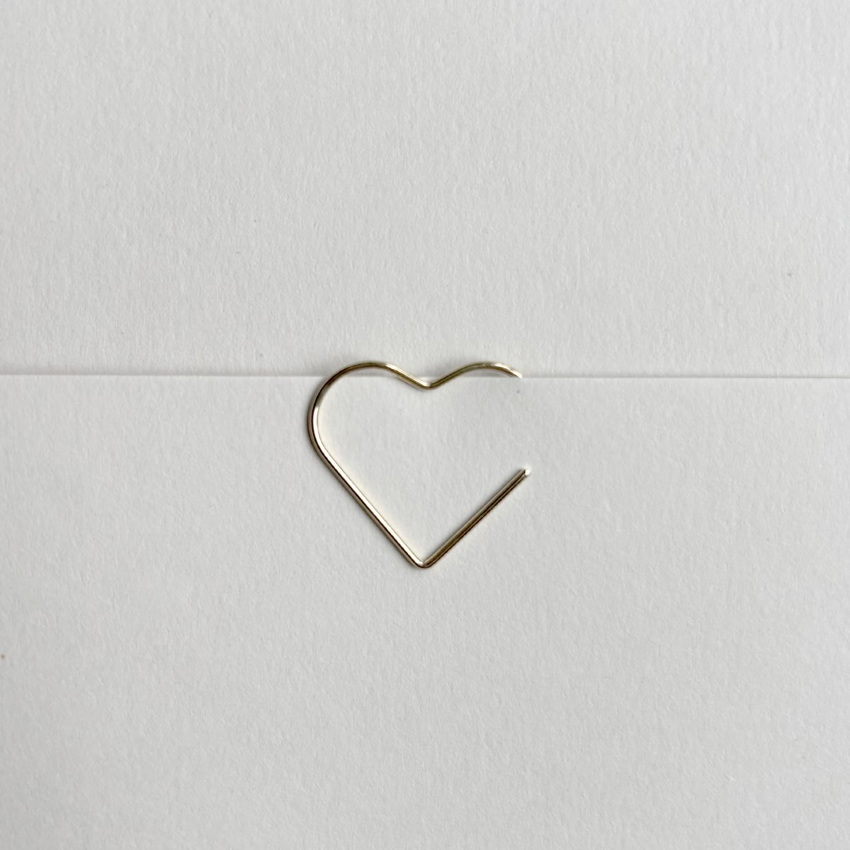 Bracket hartclip Gold Metal Office Clip Paper Bracket (PU = 10 stuks)