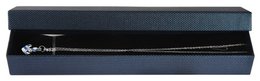 Jewelery box, cardboard, blue, VE 12, 21.5 cm x 4.5 cm x 2.5 cm