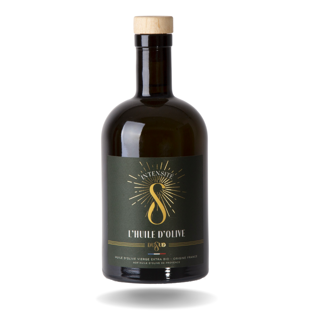 INTENSYWNOŚĆ - Organiczna owocowa zielona oliwa z oliwek AOP PROVENCE