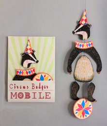 Børnehave Cirucus Badger Kinetic Mobile