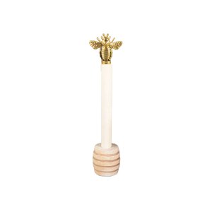 Golden honey spoon Bee