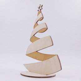 CoolCuts Drewniana Choinka 24 cm