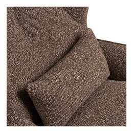 Blenheim Lounge stoel met draaibare, bruine, bronskleurige poten, HN1305