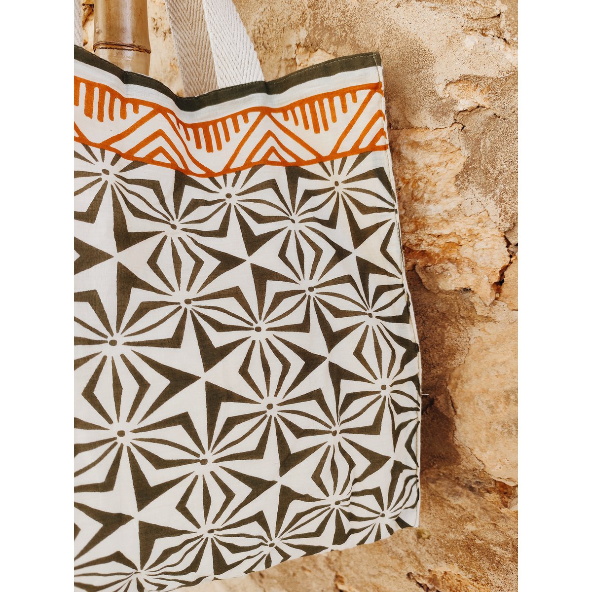 PACK DE 4 UNITÉS - SACS EN COTON IMPRIMÉ BLOCK COLLECTION SOLLER