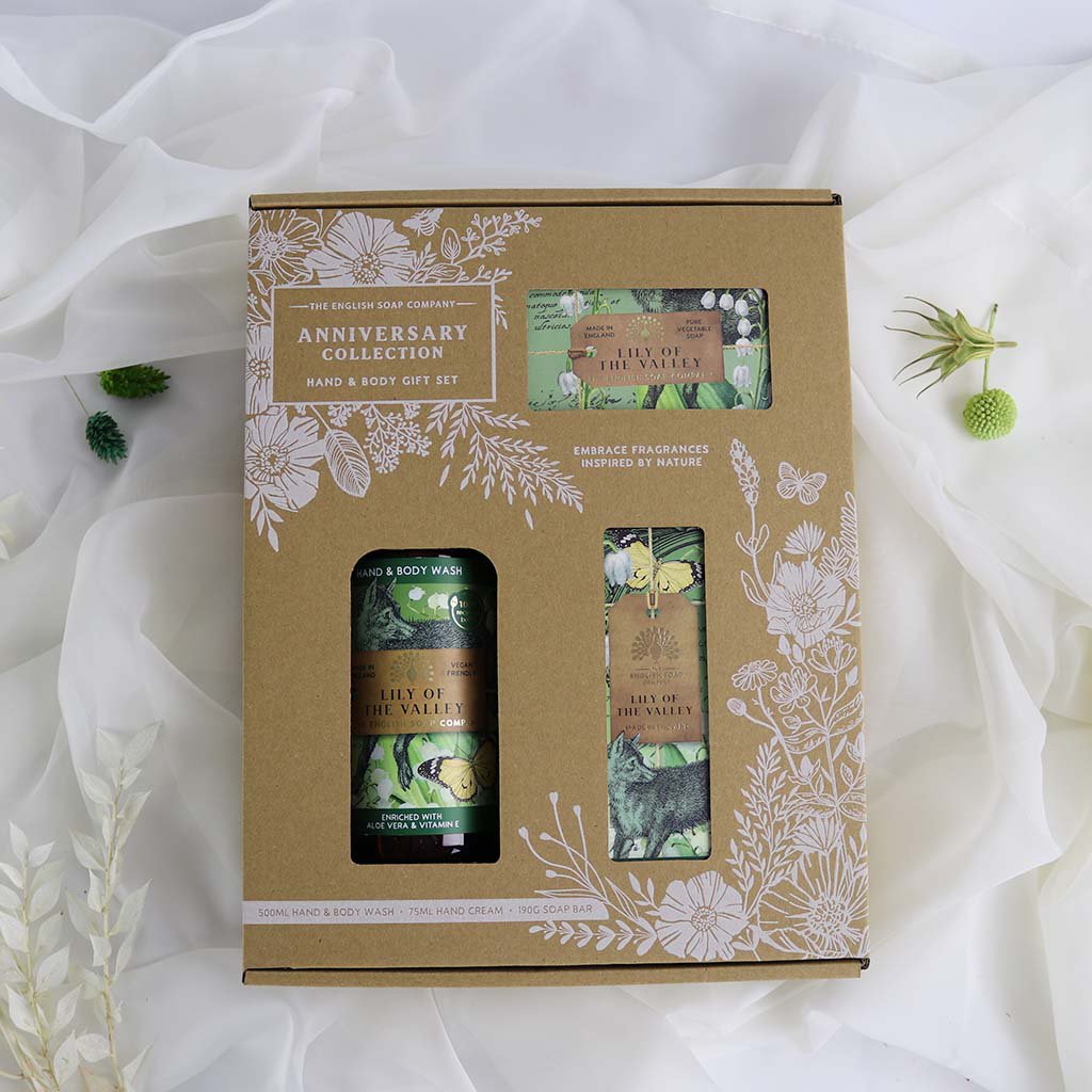 SAVON ANGLAIS C° Mains & Corps - Coffret Cadeau - Muguet