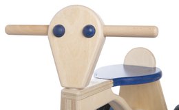 Van Dijk Toys Berken Houten Balance Bike From 1 Year - Blue (Childcare Quality)