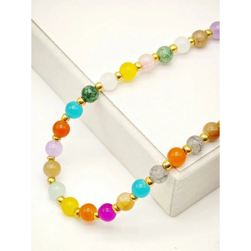 Collier sautoir fantaisie pierre