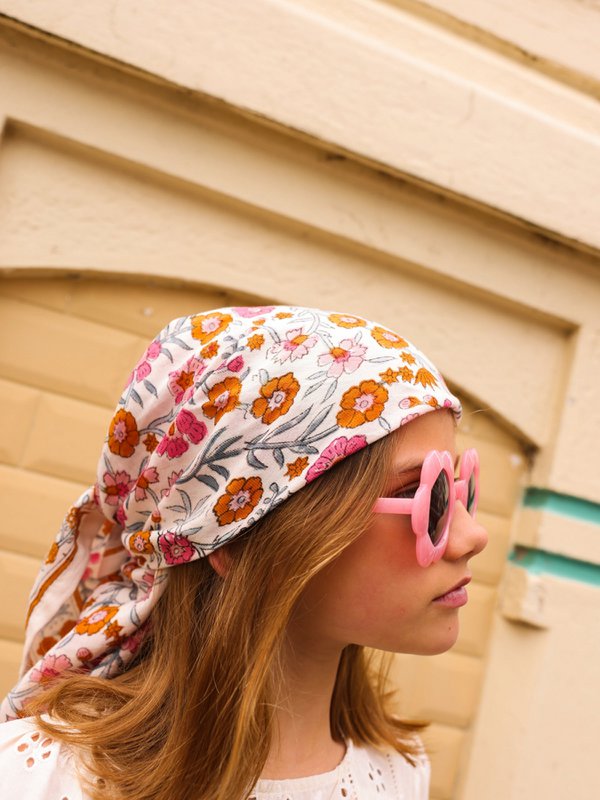 Foulard Adulte Dheli Azur 100 cm