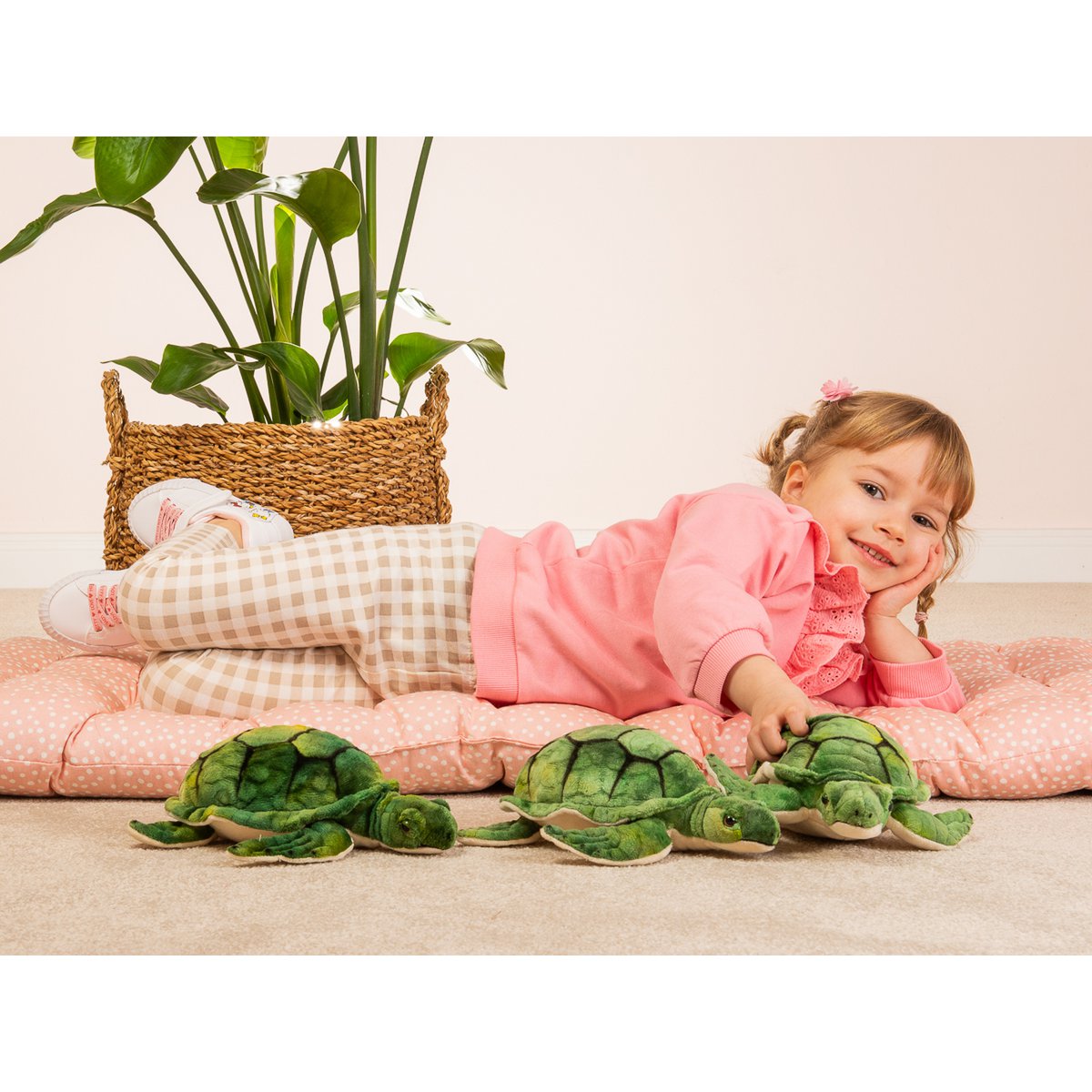 Water turtle 23 cm - plush toy - stuffed animal