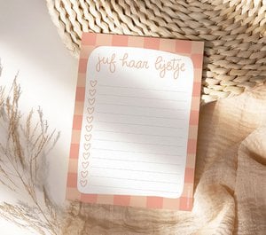 Notepad | A6 | Teacher's list