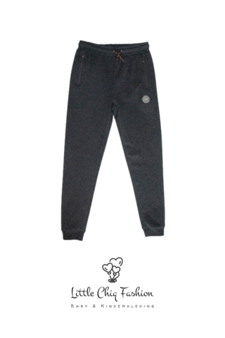 LewyLou NO4 Jogger zwart met oranje