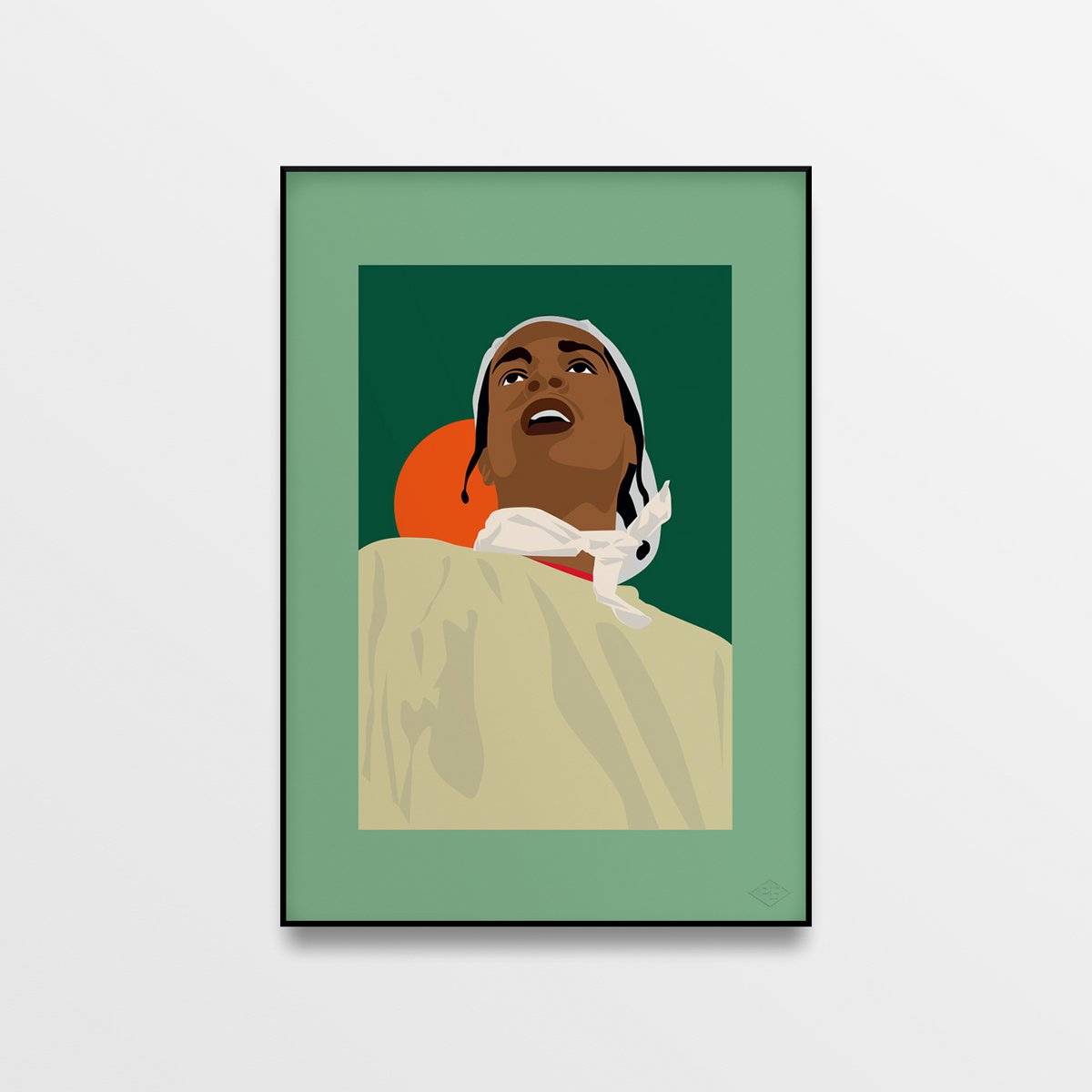 Poster "ASAP Rocky Blue" - A4 & 30x40cm - Art print