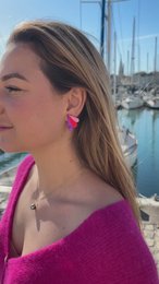 Boucles d'Oreilles Puces Miroirs Armance