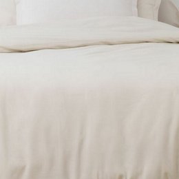 Copertura del piumone 240x260 cm + 2 federe 65x65 cm Cotton beige