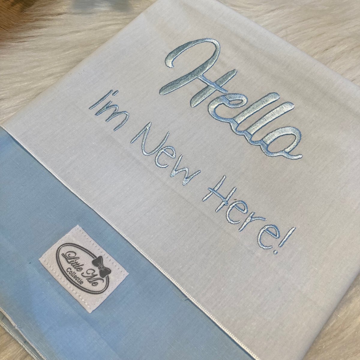 Laken "Hello I'm New Lord!" Classic Love Light Blue