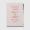 Together we have everything - A6 postcard