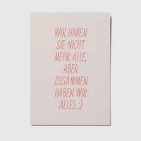 Together we have everything - A6 postcard