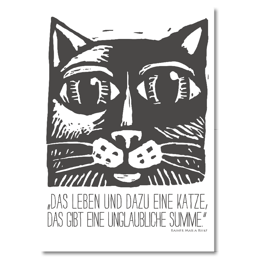 Postcard "Cat"
