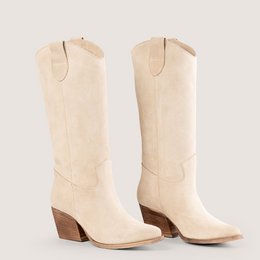 Noa Beige Texan Støvler