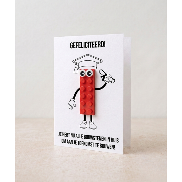 Graduation Celebration Postkort – Byggesten