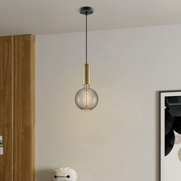 Home Sweet Home hanglamp brons Saga - G180 - dimbaar E27 rook
